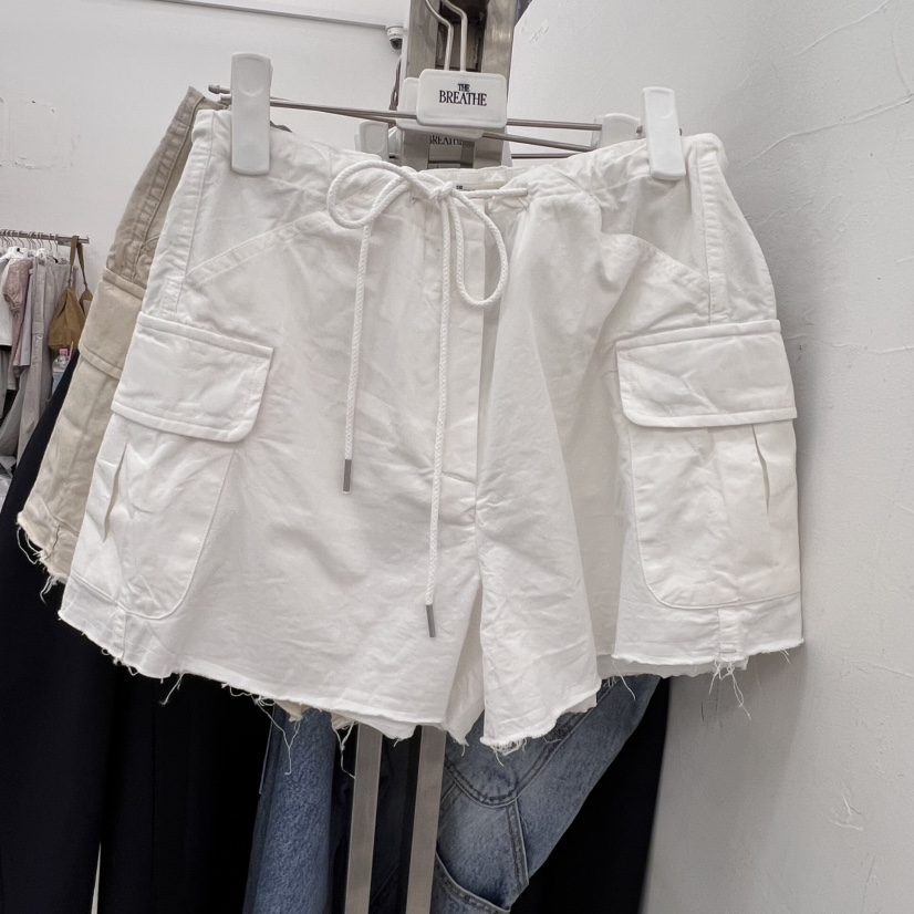 BREATHE直郵韓國代購㊣女裝新款休閑熱賣推薦25春夏短褲工裝BREATHE短褲圖色2