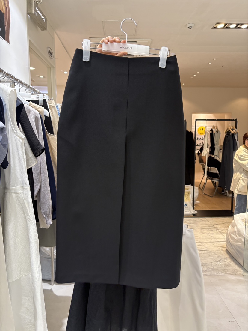 WOOD SAGE韓國㊣直郵東大門代購女裝新品25春夏半身裙中短裙WOOD SAGE半身裙/中短裙圖色1