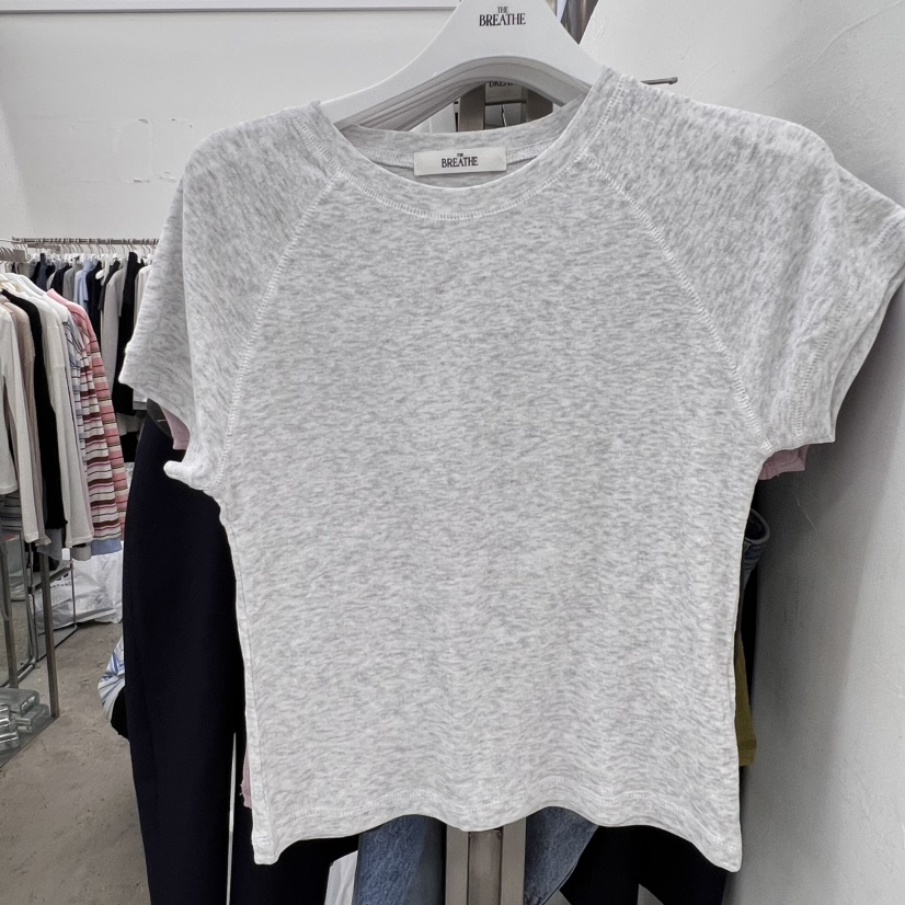 BREATHE直郵韓國代購㊣女裝新品時尚熱賣休閑推薦人氣25春夏T恤BREATHET恤圖色4