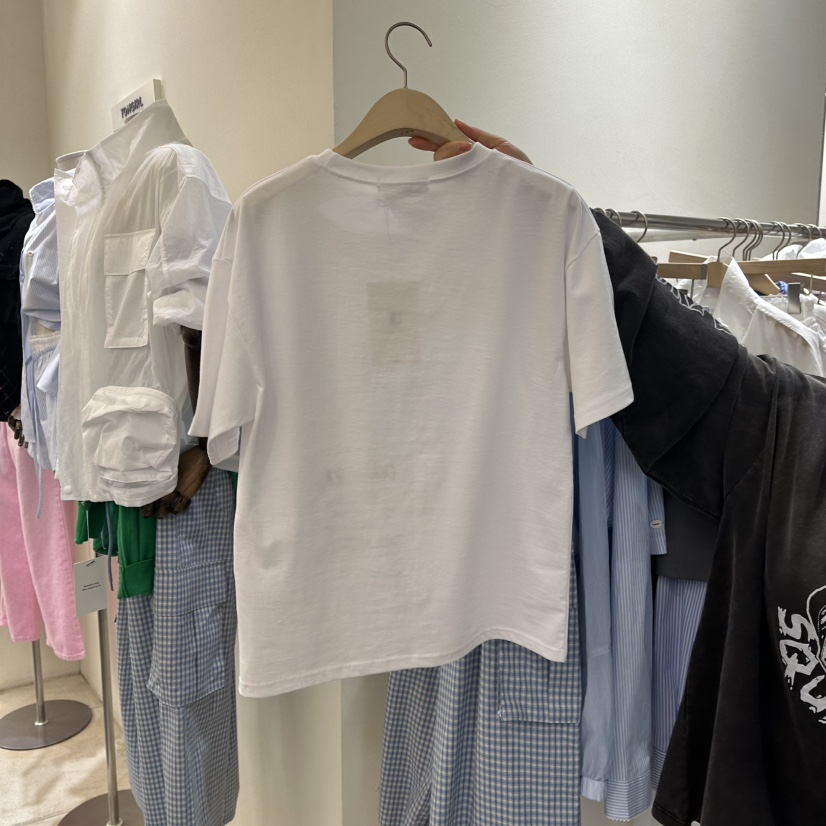 TOMGIRL韓國㊣直郵東大門代購女裝新款時尚推薦休閑人氣T恤TOMGIRLT恤