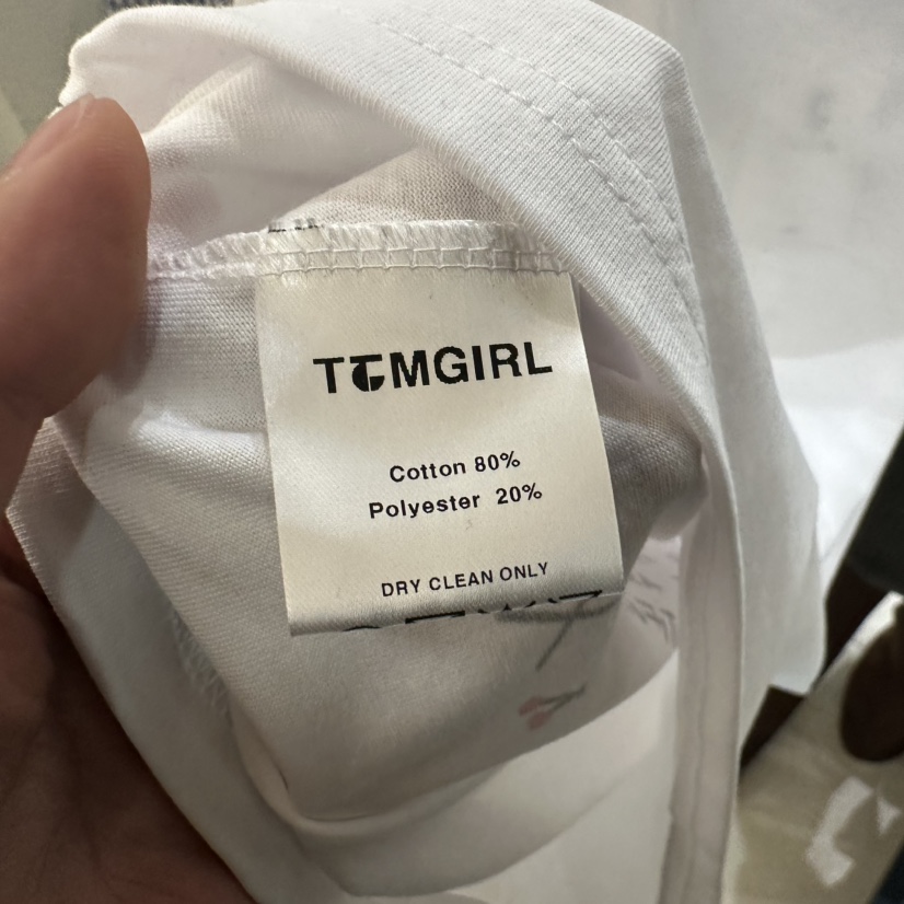 TOMGIRL韓國㊣直郵東大門代購女裝新款時尚推薦休閑人氣T恤TOMGIRLT恤