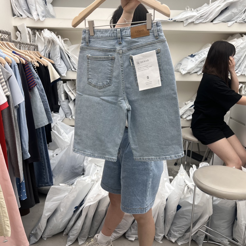 DEMAR直郵韓國代購㊣女裝新品休閑人氣推薦時尚25春夏熱賣短褲DEMAR短褲