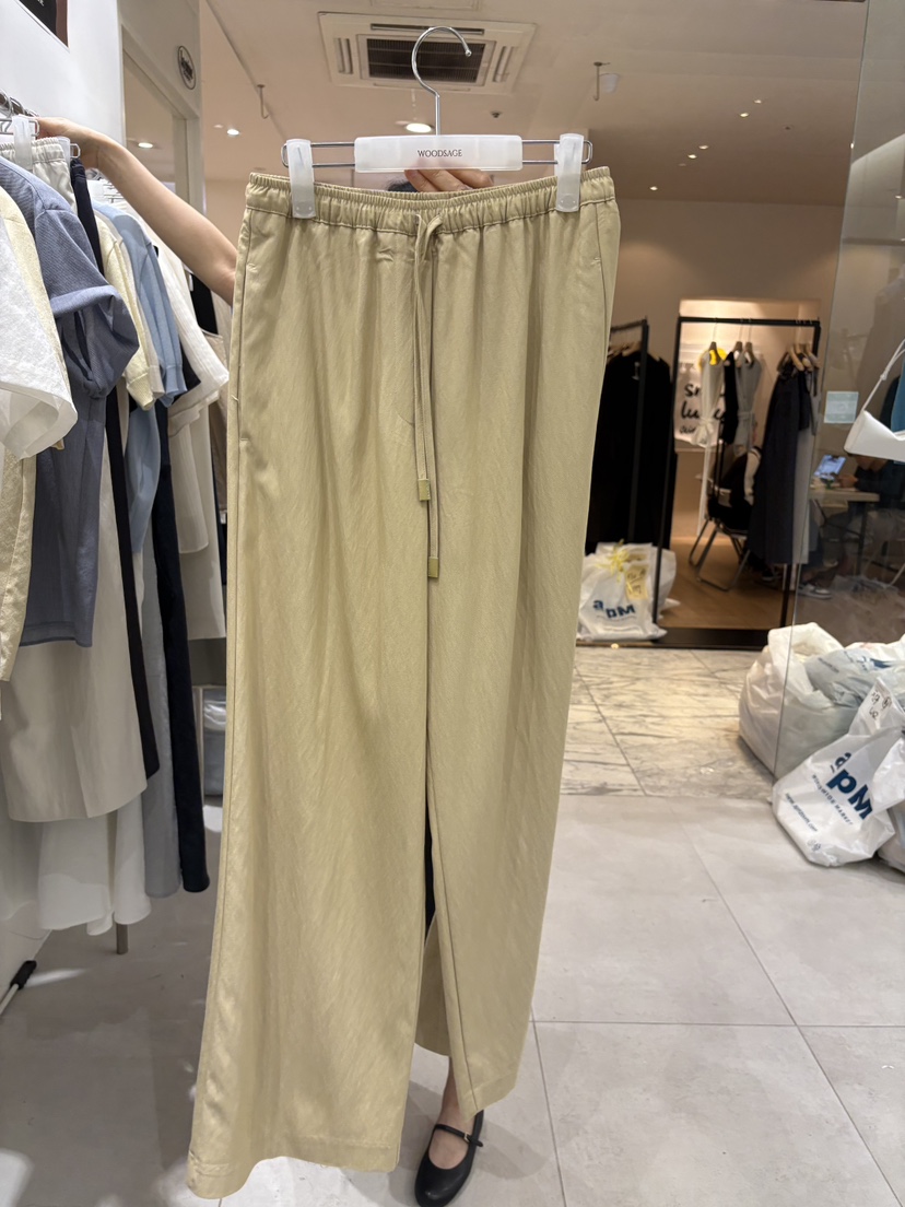 WOOD SAGE韓國直郵㊣東大門實拍女裝新品推薦25春夏休閑褲WOOD SAGE休閑褲圖色2
