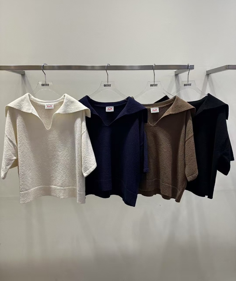 OUTFIT直郵韓國代購㊣女裝新款25春夏休閑人氣推薦熱賣針織衫OUTFIT針織衫圖色4左四色