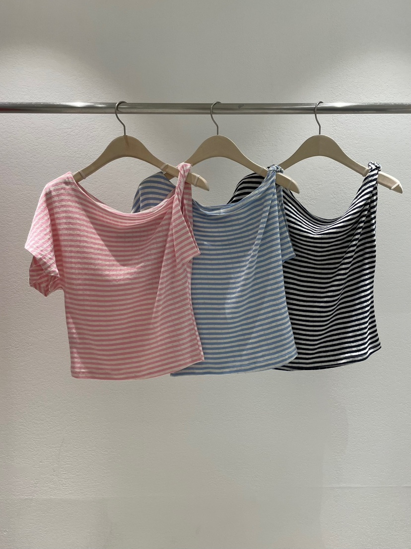 ROOMS SHOP韓國直郵㊣女裝新品熱賣人氣休閑25春夏時尚T恤ROOMS_SHOPT恤