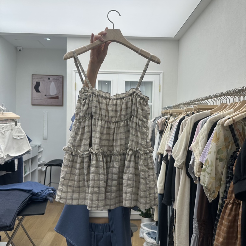 RE:FRESH-L韓國直郵㊣東大門實拍女裝新品推薦人氣吊帶背心RE:FRESH吊帶/背心