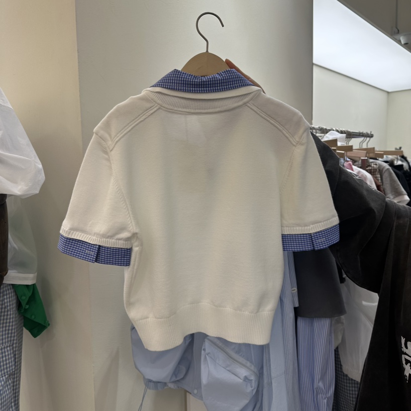 TOMGIRL韓國直郵㊣女裝新品推薦25春夏熱賣休閑時尚人氣針織衫TOMGIRL針織衫