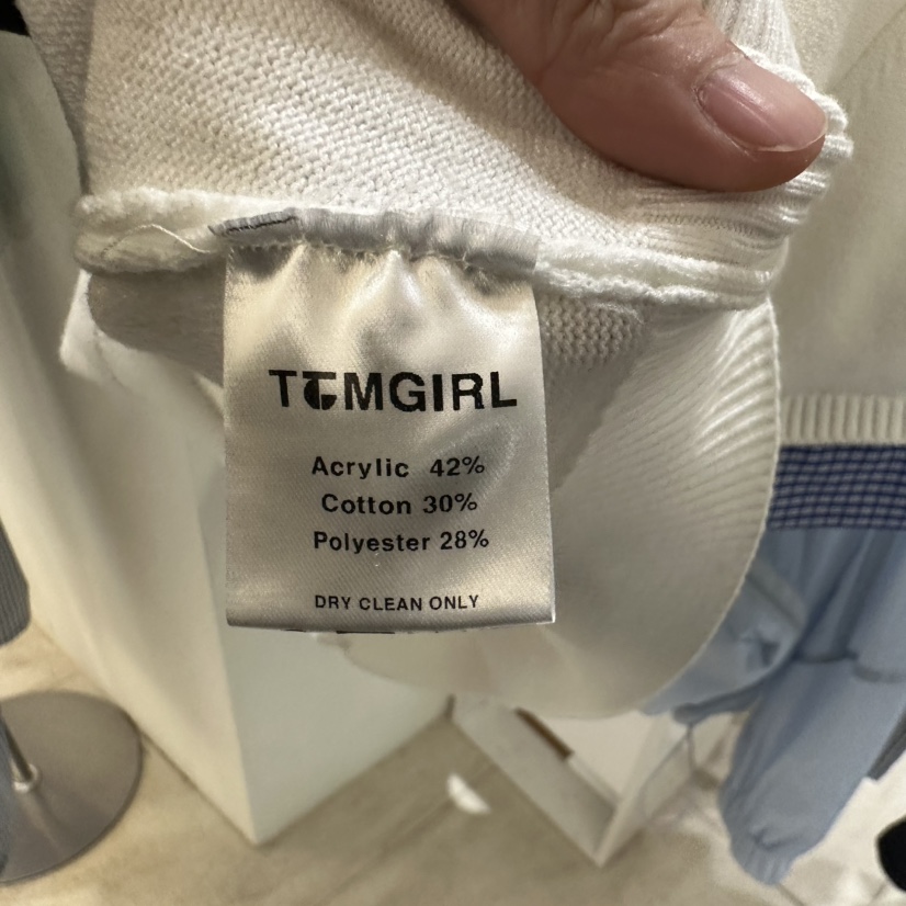 TOMGIRL韓國直郵㊣女裝新品推薦25春夏熱賣休閑時尚人氣針織衫TOMGIRL針織衫