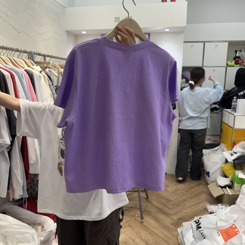 DE LINE直郵韓國代購㊣女裝新品休閑25春夏推薦熱賣人氣T恤DE LINET恤
