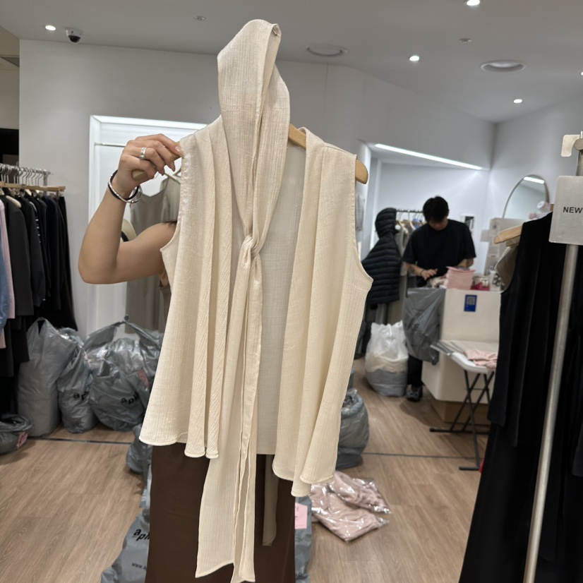 LEWIN韓國直郵㊣東大門實拍女裝新品熱賣時尚吊帶背心含腰帶LEWIN吊帶/背心圖色2