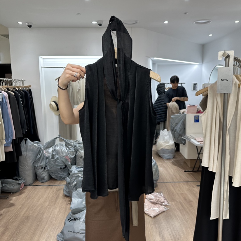 LEWIN韓國直郵㊣東大門實拍女裝新品熱賣時尚吊帶背心含腰帶LEWIN吊帶/背心圖色3