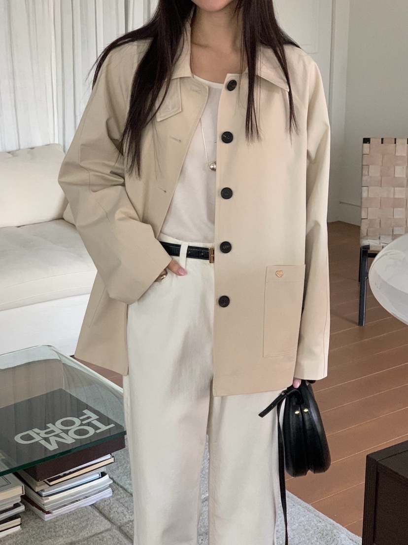 NOTTINGHAM韓國直郵㊣東大門實拍女裝新品休閑人氣時尚夾克NOTTINGHAM夾克
