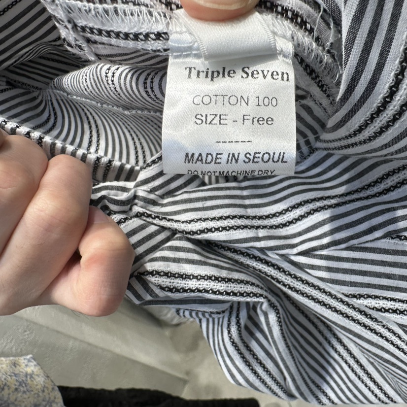 TRIPLE SEVEN直郵韓國代購㊣女裝新品熱賣休閑時尚襯衫蕾絲衫TRIPLE SEVEN襯衫/蕾絲衫