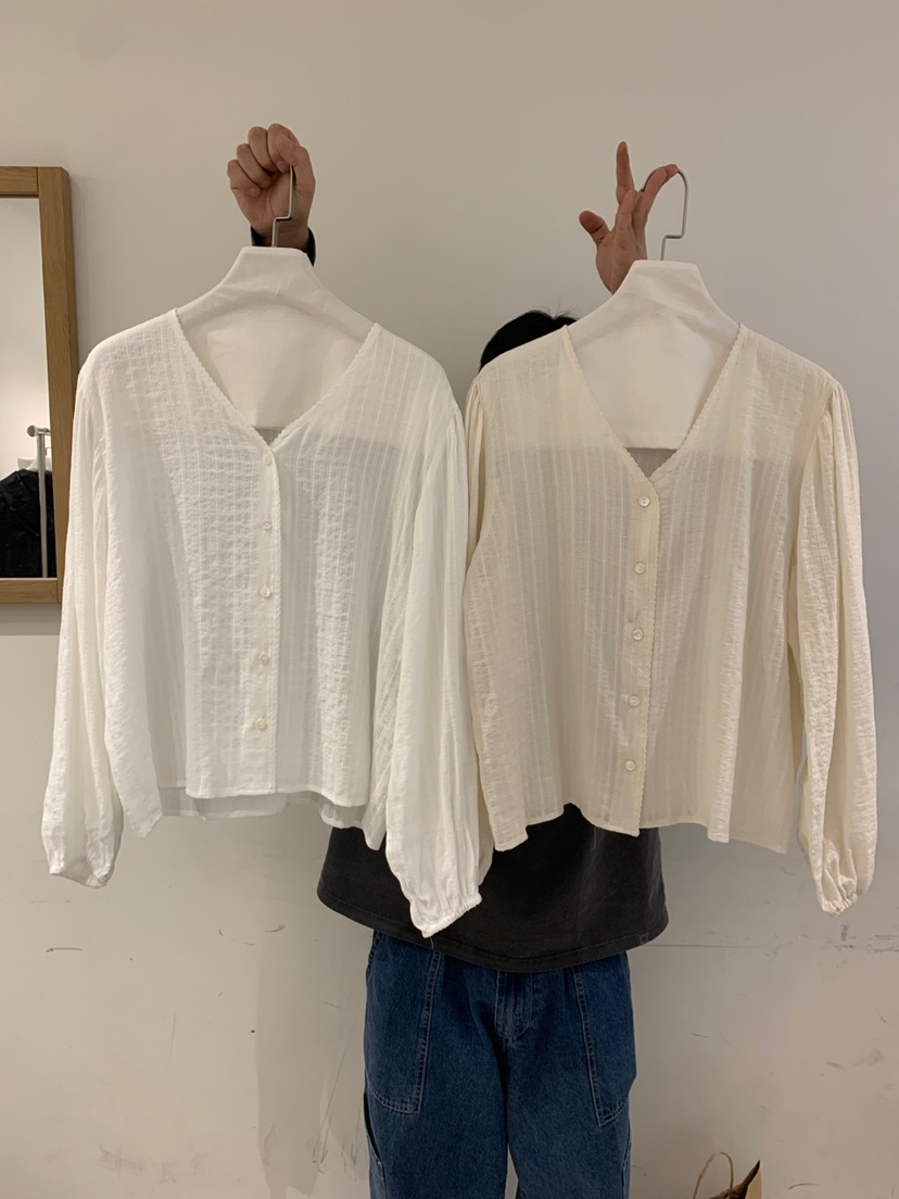 THE BRUNCH韓國直郵㊣女裝新品休閑熱賣25春夏人氣襯衫蕾絲衫THE BRUNCH襯衫/蕾絲衫