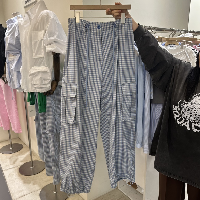 TOMGIRL韓國直郵㊣東大門實拍女裝新款時尚推薦25春夏休閑褲TOMGIRL休閑褲