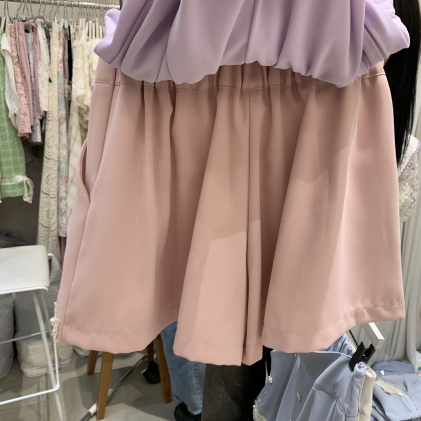 YARD韓國直郵㊣東大門實拍女裝新品時尚25春夏休閑短褲蕾絲YARD短褲