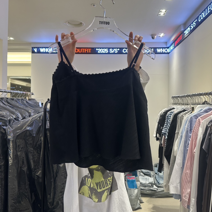 OUTFIT韓國直郵㊣女裝新品休閑推薦25春夏時尚人氣吊帶背心OUTFIT吊帶/背心