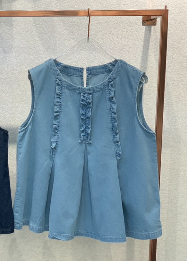 SYMBOL韓國㊣直郵東大門代購女裝新款25春夏吊帶背心荷葉邊SYMBOL吊帶/背心圖色2