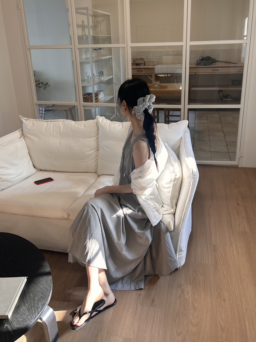 ME MO韓國直郵㊣東大門實拍女裝新款熱賣時尚休閑25春夏連衣裙ME MO連衣裙