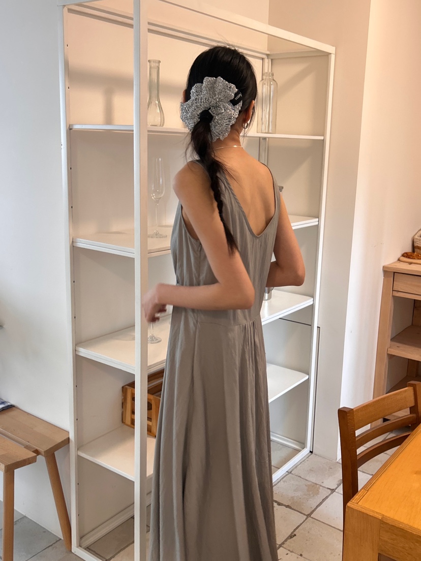 ME MO韓國直郵㊣東大門實拍女裝新款熱賣時尚休閑25春夏連衣裙ME MO連衣裙