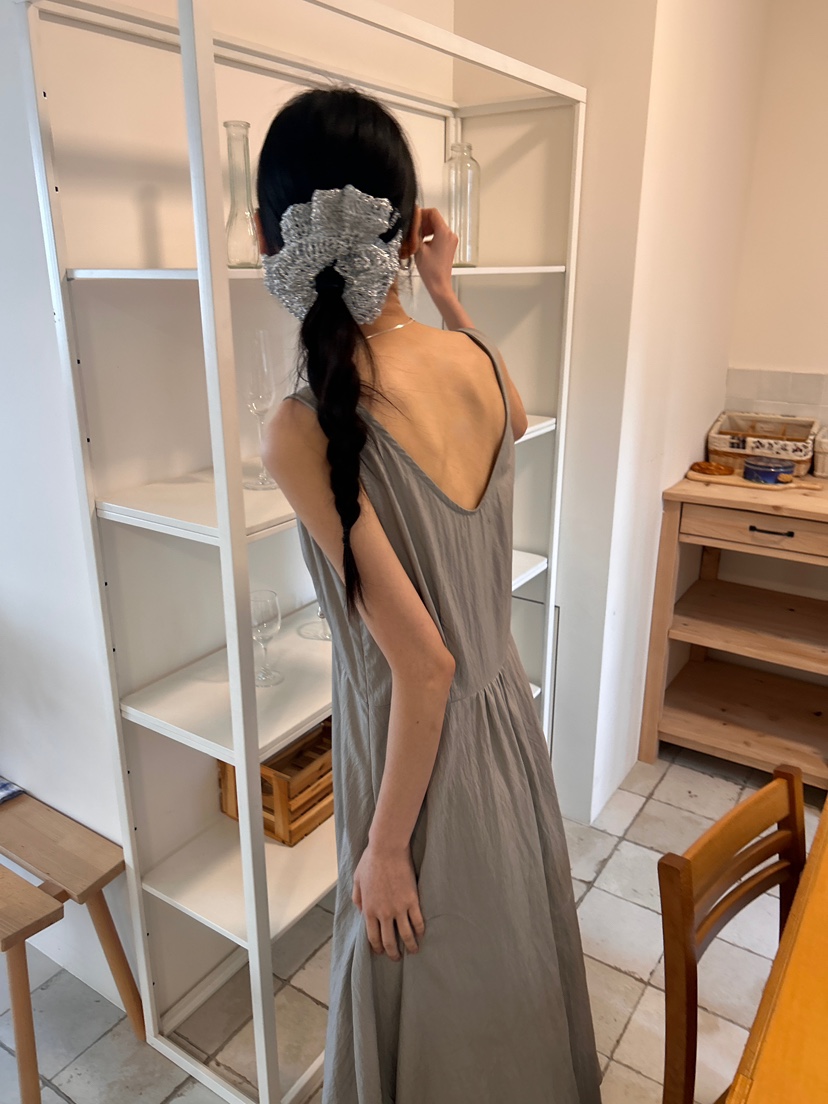 ME MO韓國直郵㊣東大門實拍女裝新款熱賣時尚休閑25春夏連衣裙ME MO連衣裙