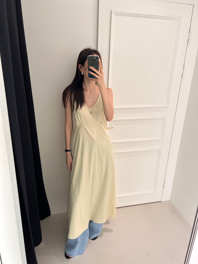 ME MO韓國直郵㊣東大門實拍女裝新款熱賣時尚休閑25春夏連衣裙ME MO連衣裙圖色2