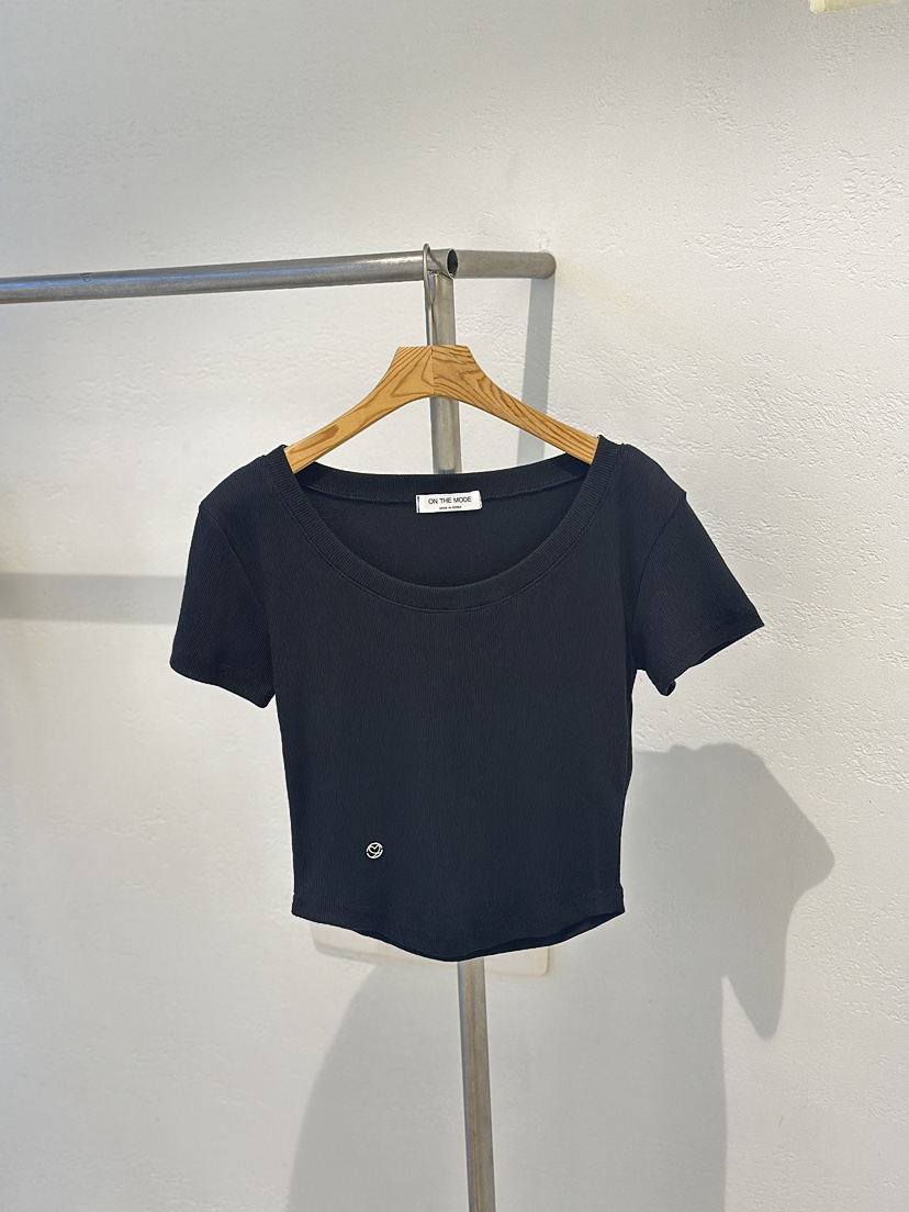ON THE MODE直郵韓國代購㊣女裝新品25春夏時尚推薦休閑T恤ON THE MODET恤圖色3