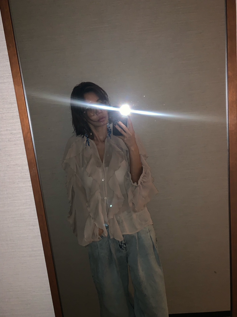 PARIS MATCH直郵韓國代購㊣女裝新款熱賣時尚推薦襯衫蕾絲衫PARIS MATCH襯衫/蕾絲衫
