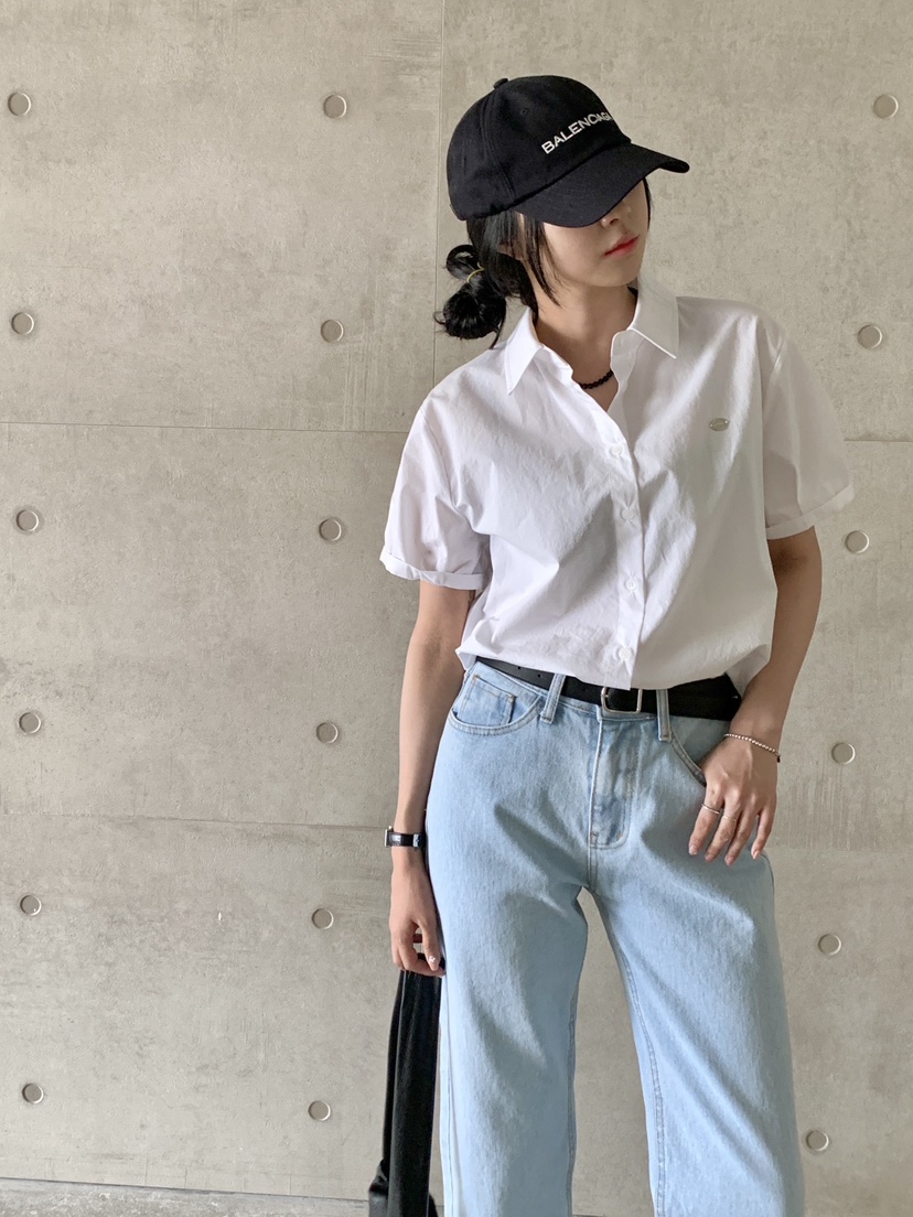 DAVICHI韓國直郵㊣女裝新品推薦熱賣休閑25春夏時尚襯衫蕾絲衫DAVICHI襯衫/蕾絲衫