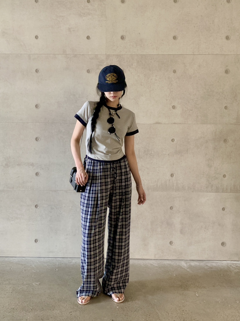 DAVICHI韓國直郵㊣女裝新品休閑推薦時尚人氣25春夏熱賣休閑褲DAVICHI休閑褲