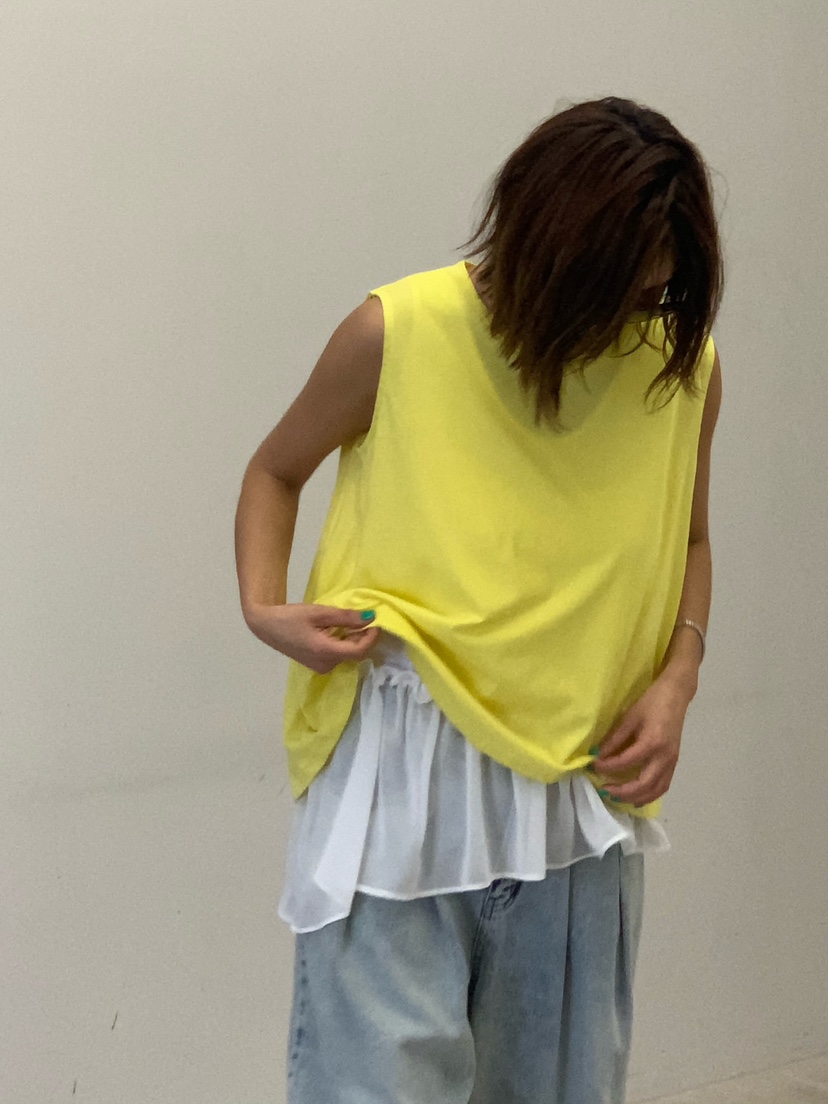 PARIS MATCH韓國直郵㊣女裝新品25春夏人氣休閑熱賣吊帶背心PARIS MATCH吊帶/背心