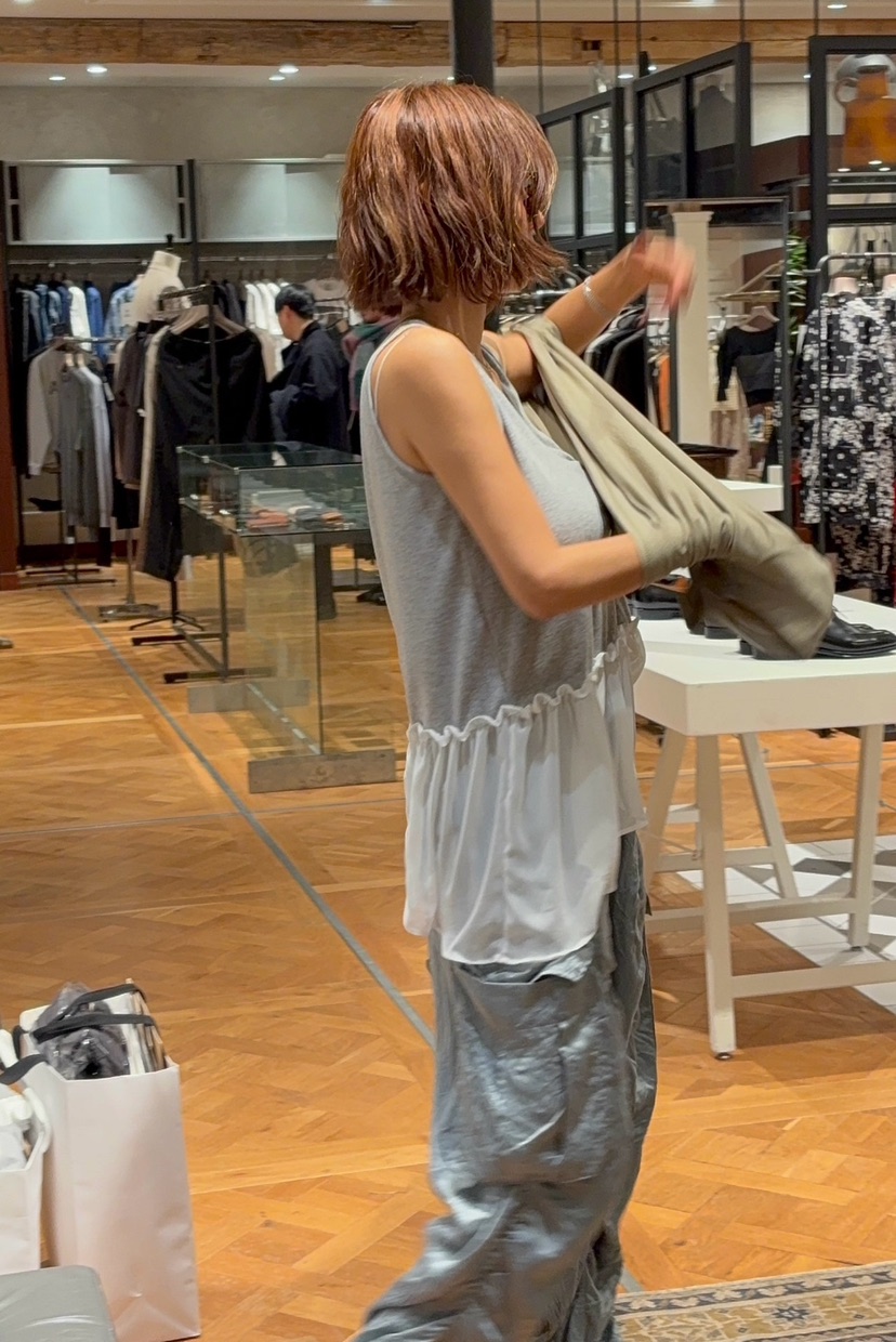 PARIS MATCH韓國直郵㊣女裝新品25春夏人氣休閑熱賣吊帶背心PARIS MATCH吊帶/背心