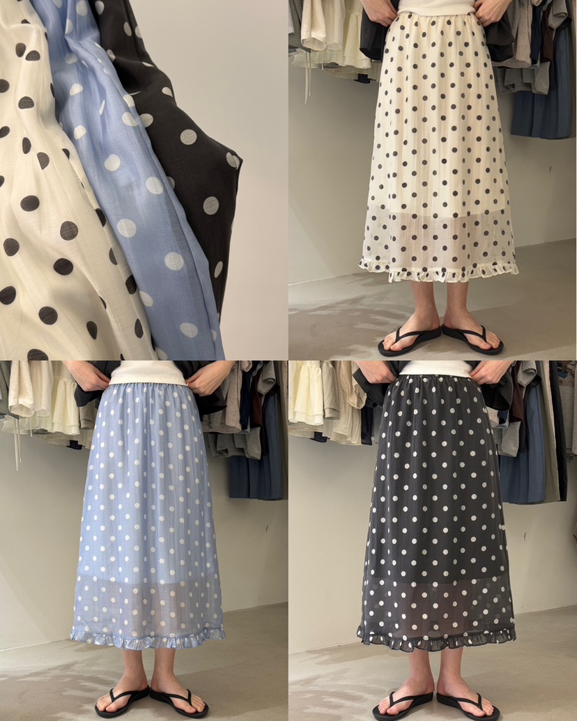 MONE-A韓國㊣直郵東大門代購女裝新品休閑25春夏半身裙中短裙MONE-A半身裙/中短裙