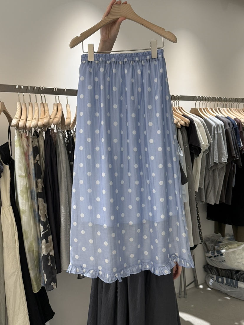 MONE-A韓國㊣直郵東大門代購女裝新品休閑25春夏半身裙中短裙MONE-A半身裙/中短裙圖色2