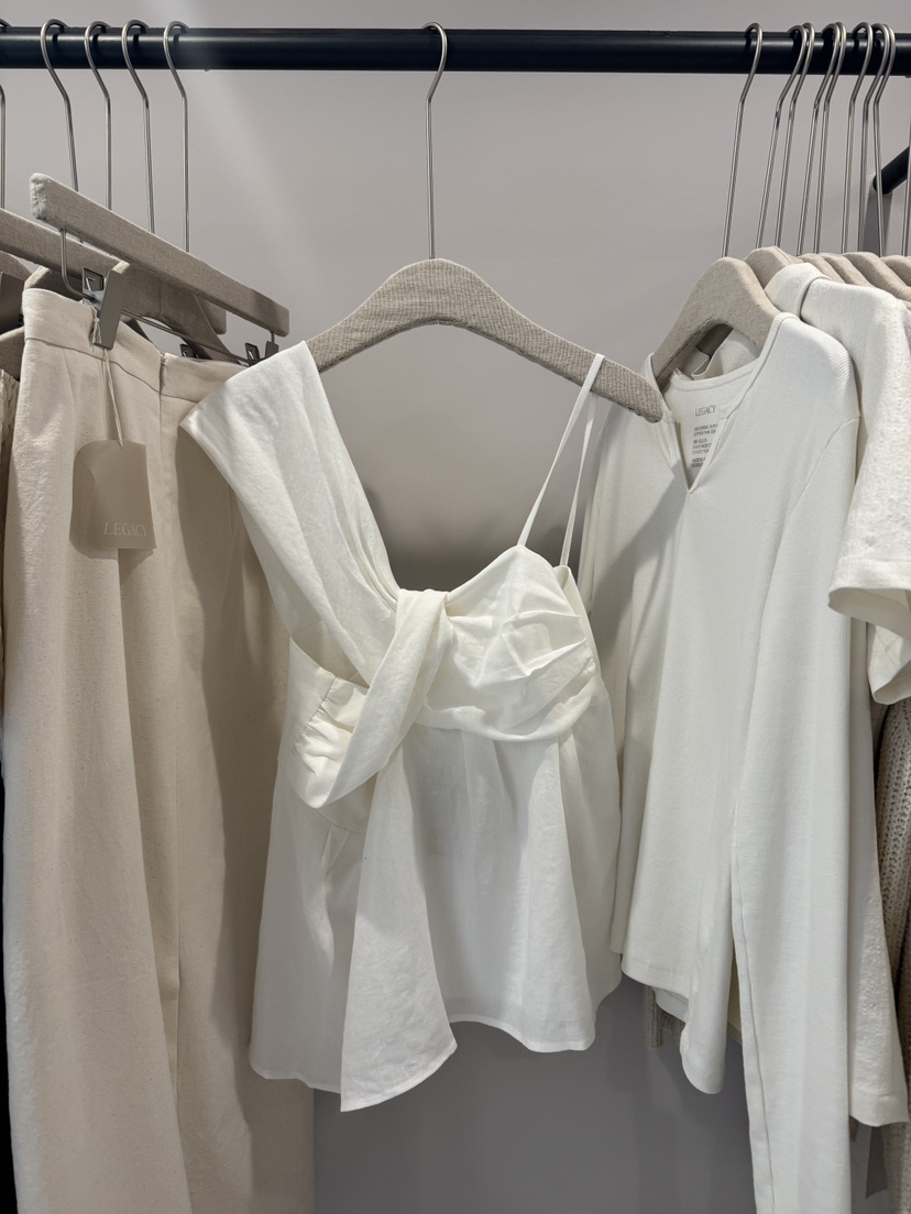 ALATE韓國㊣直郵東大門代購女裝新品熱賣人氣推薦吊帶背心亞麻LEGACY吊帶/背心圖色2