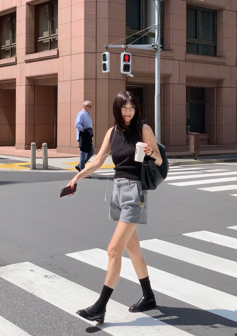 COURGETTE直郵韓國代購㊣女裝新款休閑推薦人氣25春夏吊帶背心COURGETTE吊帶/背心