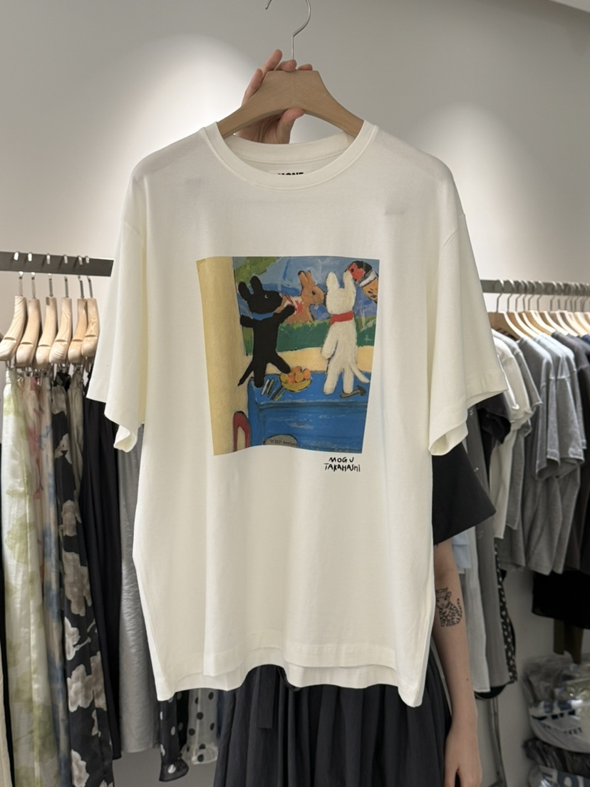 MONE-A韓國直郵㊣女裝新品熱賣25春夏推薦時尚人氣休閑T恤MONE-AT恤圖色1