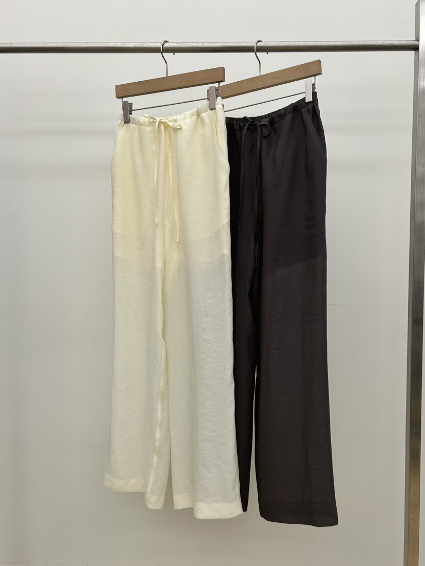 UTRE韓國㊣直郵東大門代購女裝新品25春夏推薦休閑休閑褲透明UTRE休閑褲