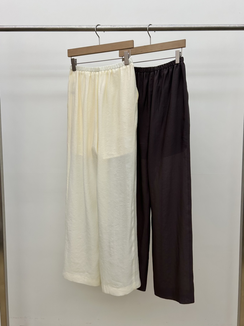 UTRE韓國㊣直郵東大門代購女裝新品25春夏推薦休閑休閑褲透明UTRE休閑褲