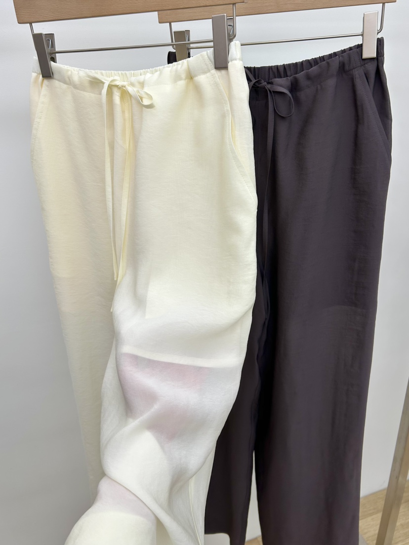 UTRE韓國㊣直郵東大門代購女裝新品25春夏推薦休閑休閑褲透明UTRE休閑褲