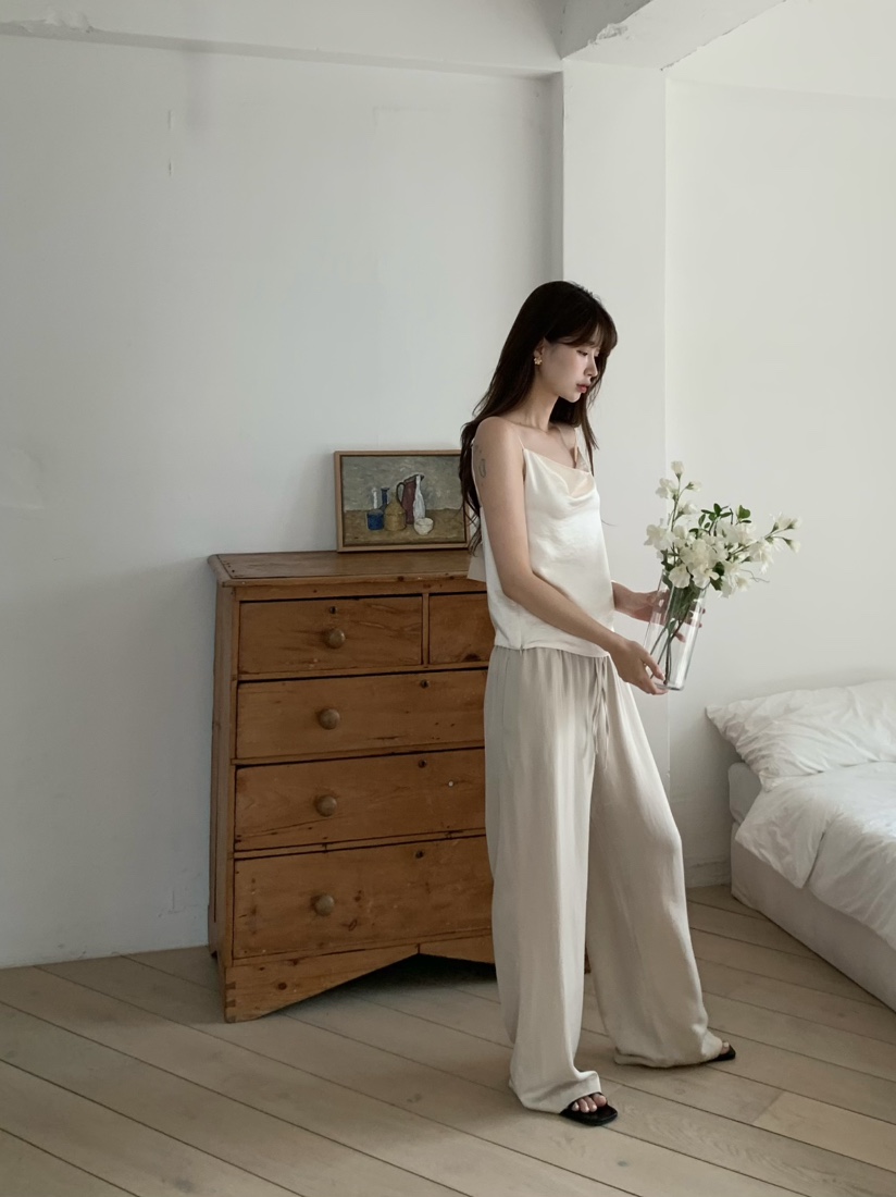 ALATE韓國直郵㊣女裝新品25春夏休閑熱賣時尚人氣推薦吊帶背心LEGACY吊帶/背心