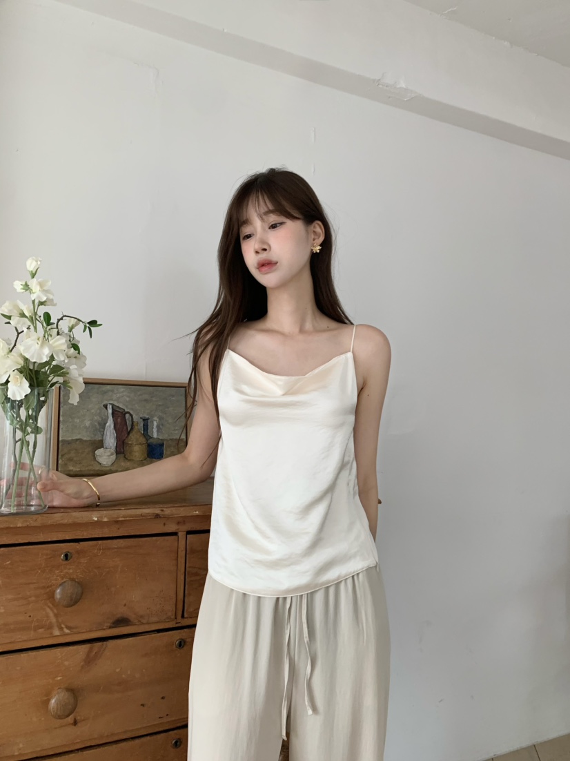 ALATE韓國直郵㊣女裝新品25春夏休閑熱賣時尚人氣推薦吊帶背心LEGACY吊帶/背心