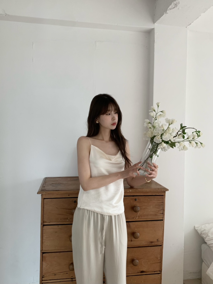 ALATE韓國直郵㊣女裝新品25春夏休閑熱賣時尚人氣推薦吊帶背心LEGACY吊帶/背心