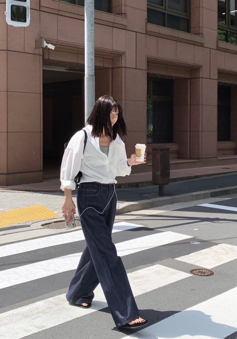 COURGETTE韓國直郵㊣東大門實拍女裝新品時尚推薦襯衫蕾絲衫COURGETTE襯衫/蕾絲衫