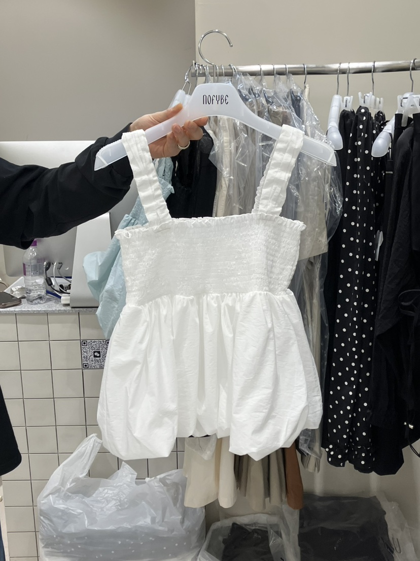 NOFYBE東大門代購女士新品休閑25春夏真品人氣職業吊帶背心NOFYBE吊帶/背心