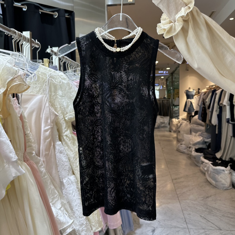 CHEAP-CHIC東大門實拍女士新款熱賣人氣職業吊帶背心套裝蕾絲CHEAP-CHIC/CHARLES THE SECOND吊帶/背心圖色2