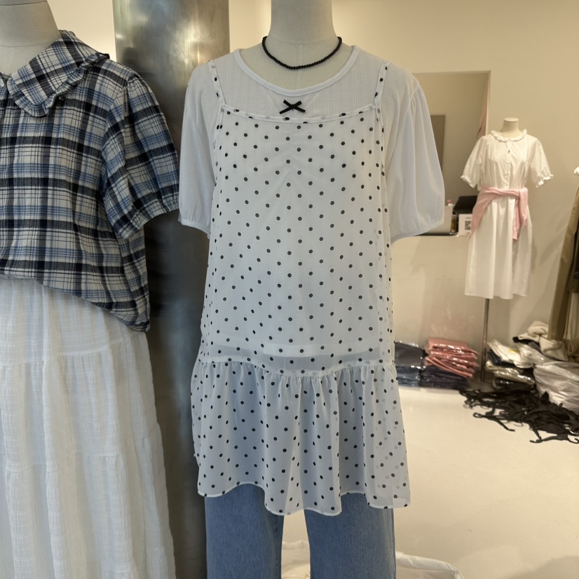 LORING RE I東大門實拍女裝新品休閑人氣25春夏真品連衣裙LORING RE-I/BARE連衣裙