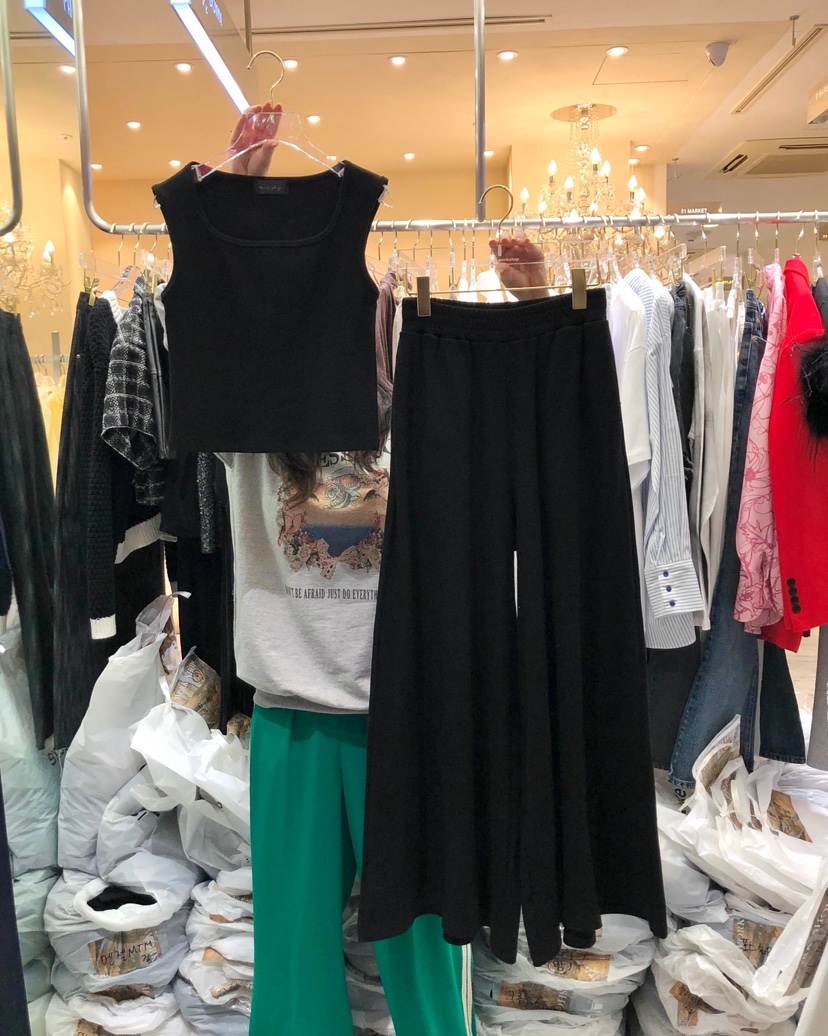 WORK SHOP東大門代購女裝新品休閑人氣熱賣真品套裝兩件套Work_shop套裝圖色2