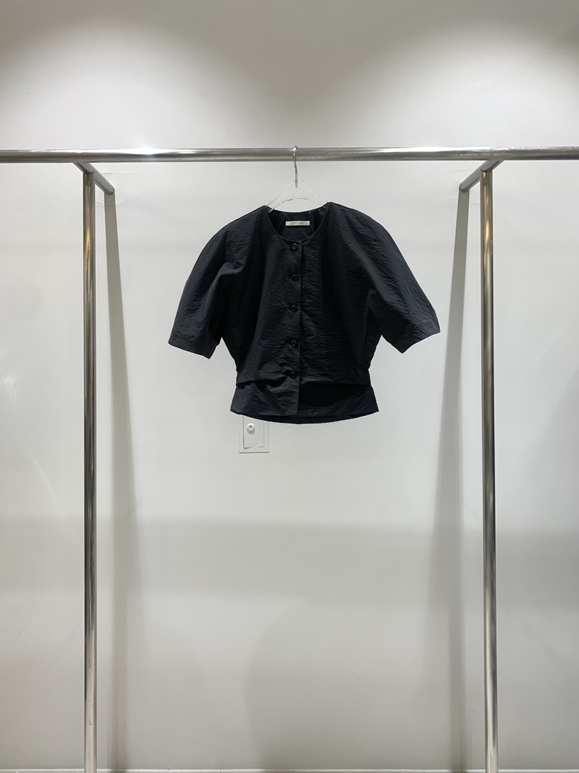 CESTLAVIE東大門代購女裝新款時尚推薦真品25春夏襯衫蕾絲衫圓領CESTLAVIE襯衫/蕾絲衫圖色2