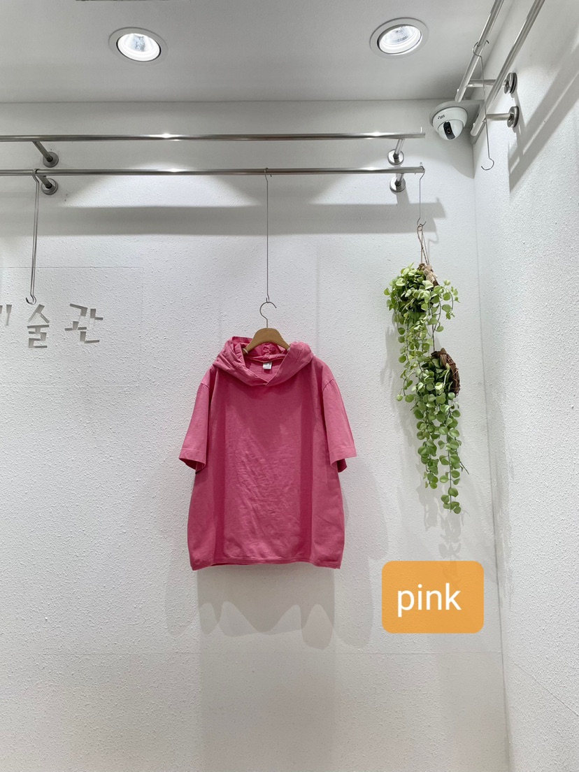 GALLERY-A韓國代購女裝新款熱賣休閑人氣真品25春夏T恤連帽GALLERYT恤圖色3